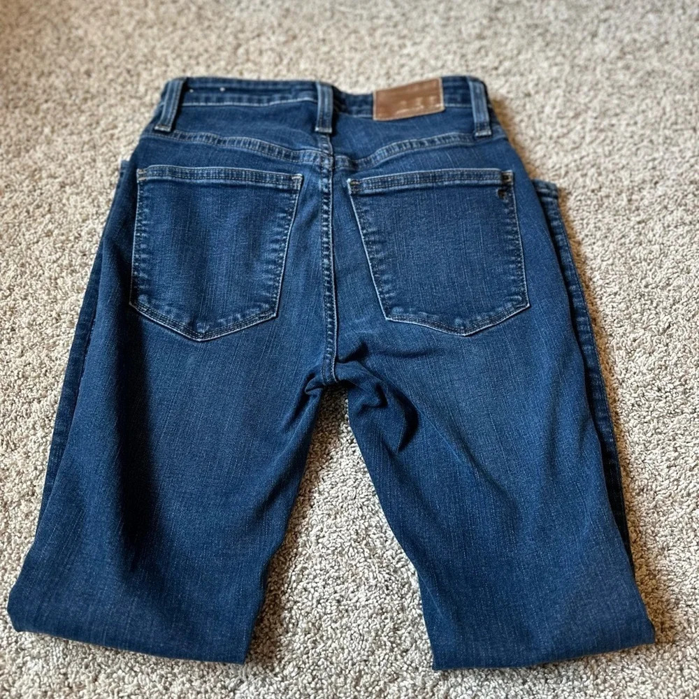 Madewell Dark Indigo Skinny Jeans - Picture 5 of 11